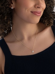 Beaverbrooks 9ct Cubic Zirconia Pendant & Earrings Set - Image 2 of 6