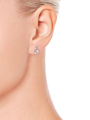 Beaverbrooks 9ct Cubic Zirconia Pendant & Earrings Set - Image 3 of 6