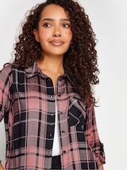 M&Co Black Boyfriend Petite Checked Shirt - Image 2 of 5