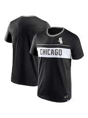 Camiseta negra de los Chicago White Sox Fundamentals 100% algodón de Fanatics - Imagen 1 de 3