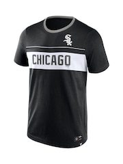 Camiseta negra de los Chicago White Sox Fundamentals 100% algodón de Fanatics - Imagen 2 de 3