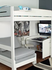 Kids Avenue White Urban Grey High Sleeper - Image 1 of 3