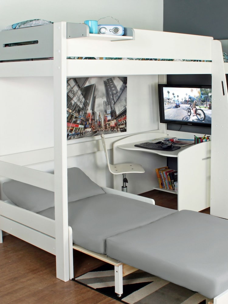 Kids Avenue White Urban Grey High Sleeper - Image 2 of 3