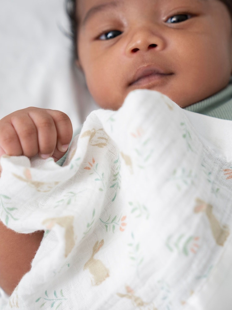 aden + anais Pink Essentials 100% Cotton Muslin Comforter Security Blankets 2 Pack - Image 2 of 3
