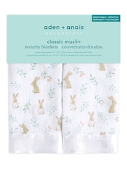 aden + anais Pink Essentials 100% Cotton Muslin Comforter Security Blankets 2 Pack - Image 3 of 3