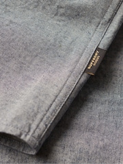 Рубашка из хлопкового саржа с длинными рукавами Superdry - Изображение 5 из 5
