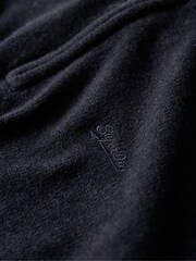Superdry Blue Essential Embroided Knitwear Henley Jumper - Image 6 of 6