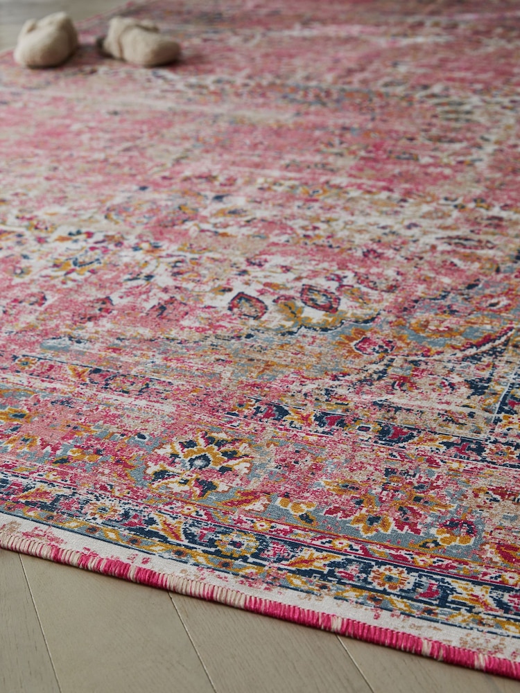 Pink Emporium Oriental Washable Rug - Image 2 of 7