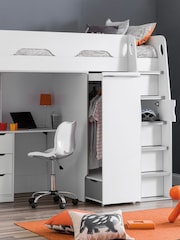 Julian Bowen White High Sleeper Bed - Image 1 of 5