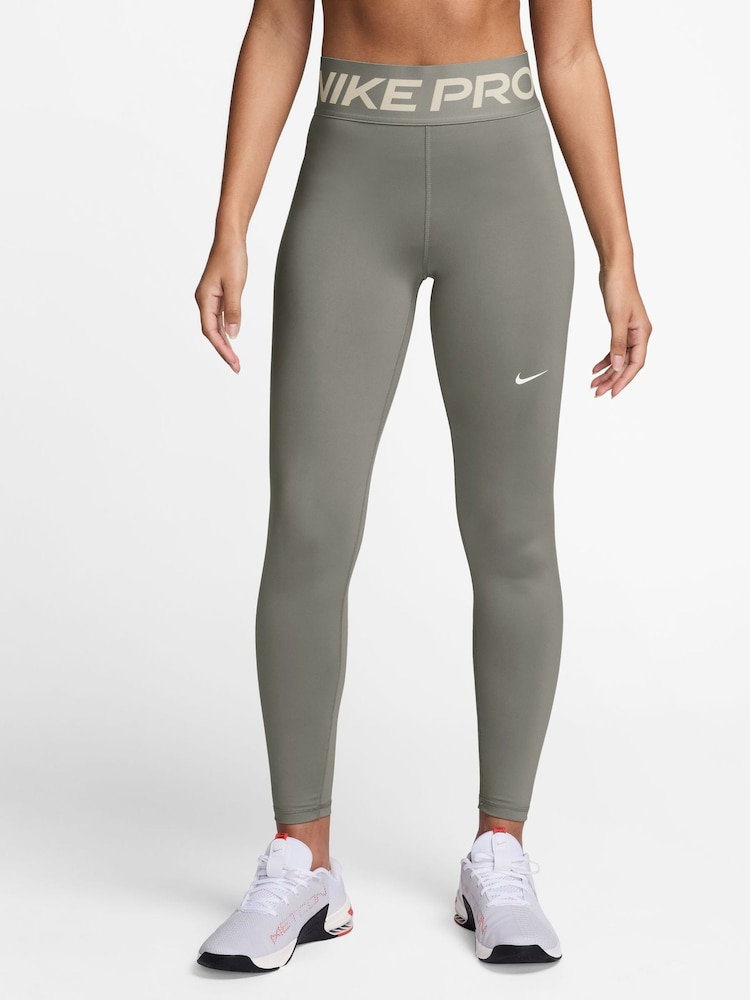 Nike Olive Green Pro Sculpt Dri-FIT High-Waisted Leggings - Image 1 of 3