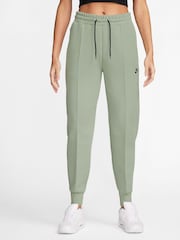 Nike Sage Green Tech Fleece Mid Rise Joggers - Image 1 of 3