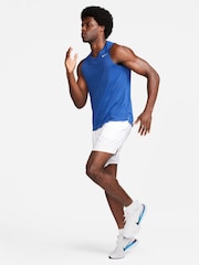 Nike Dark Blue Dri-FIT Miler Running Vest Top - Image 5 of 6
