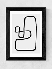 East End Prints Black Wanderdraw III by Rafael Farias Print - Image 2 of 4