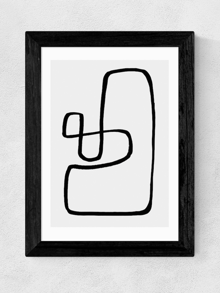 East End Prints Black Wanderdraw III by Rafael Farias Print - Image 2 of 4