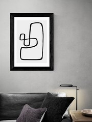 East End Prints Black Wanderdraw III by Rafael Farias Print - Image 3 of 4