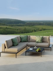 Maze Mink Brown Garden Eve Corner Sofa In All Weather Fabric - Image 2 of 6