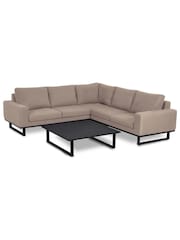 Maze Mink Brown Garden Eve Corner Sofa In All Weather Fabric - Image 5 of 6