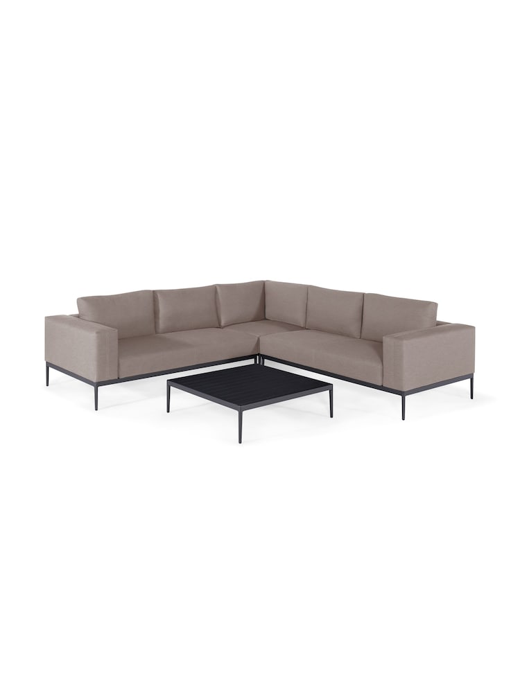 Maze Mink Brown Garden Eve Corner Sofa In All Weather Fabric - Image 6 of 6
