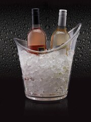 Barcraft Clear Acrylic Drinks Pail Wine Cooler - Image 1 of 2