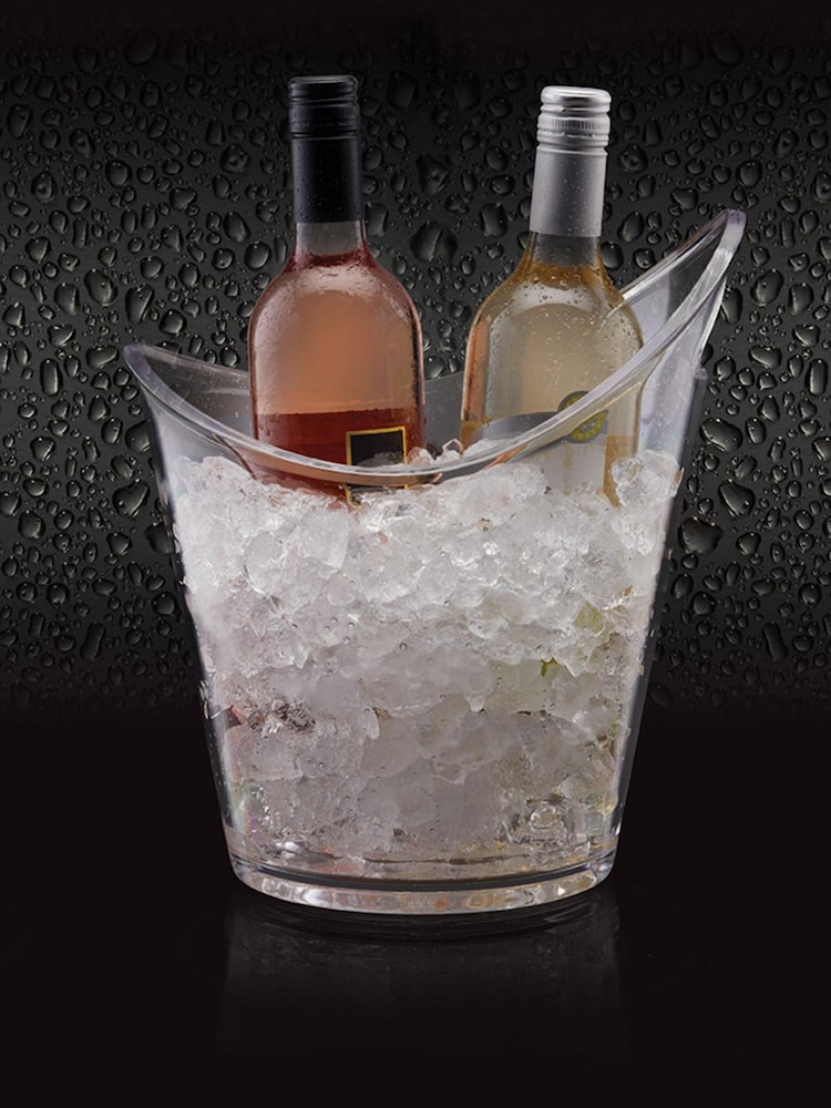 Barcraft Clear Acrylic Drinks Pail Wine Cooler - Image 1 of 2