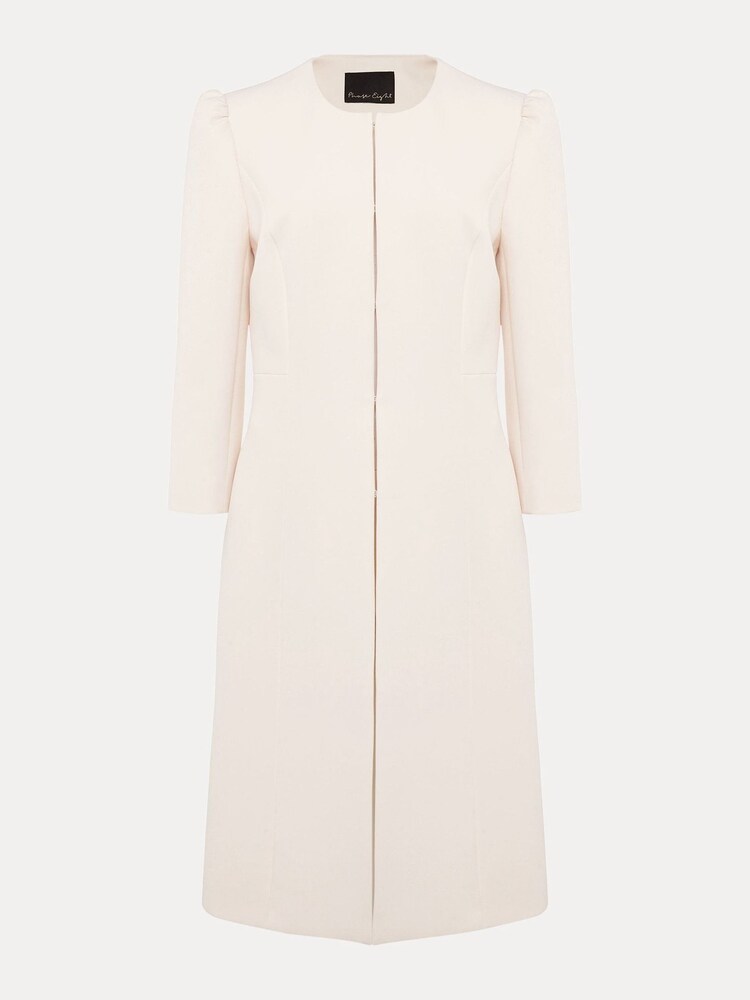 Phase Eight Neutral Venita Bow Long Jacket - Image 6 of 6