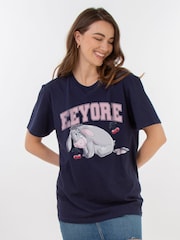Brands In Blue Disney Winnie The Pooh Eeyore Blossom T-Shirt - Image 1 of 5