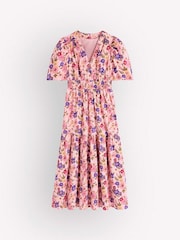 Boden Pink Irene Puff Sleeve Dress - Image 1 of 1