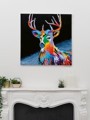 Steven Brown Art Blue Donald McDeer Medium Canvas Print - Image 1 of 4
