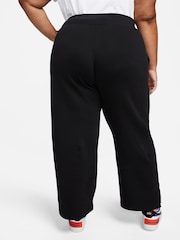 Pantalones de chándal de talle alto y pernera ancha de franela y algodón 100% Phoenix de Nike Curve Sportswear - Imagen 2 de 5