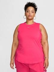 Nike Bright Pink Curve One Classic Dri-FIT Fitness Tank Top - Image 1 of 5
