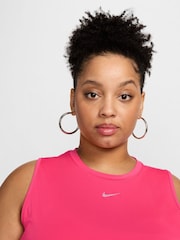 Nike Bright Pink Curve One Classic Dri-FIT Fitness Tank Top - Image 3 of 5