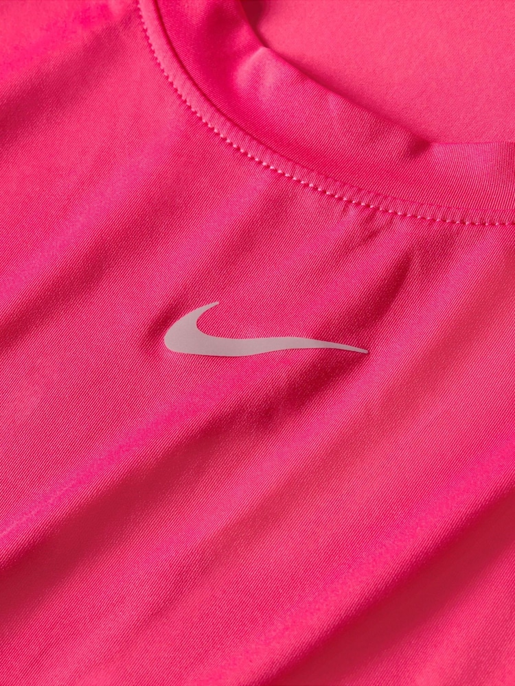 Nike Bright Pink Curve One Classic Dri-FIT Fitness Tank Top - Image 5 of 5