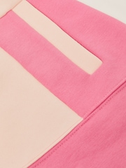 Reiss Pink Macey 9-14 yrs Colourblock Cotton Drawstring Skirt - Image 6 of 6