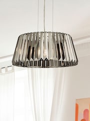 Searchlight Chrome Heath 5Lt Pendant Ceiling Light - Image 1 of 3