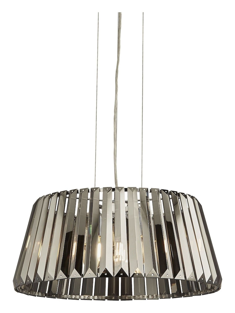 Searchlight Chrome Heath 5Lt Pendant Ceiling Light - Image 2 of 3