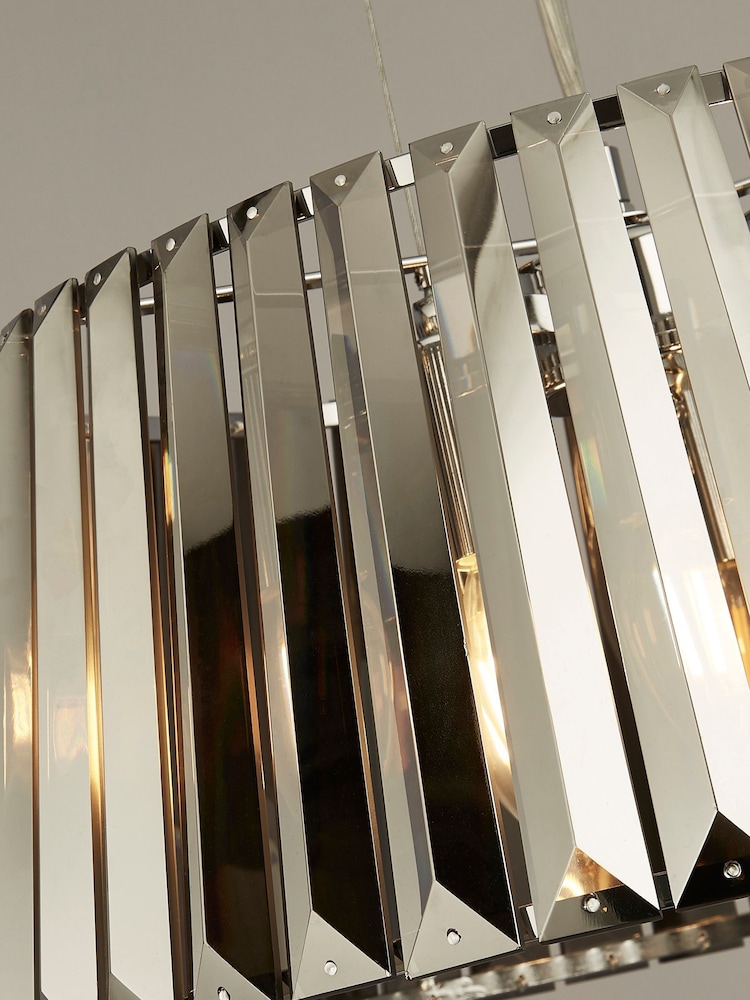 Searchlight Chrome Heath 5Lt Pendant Ceiling Light - Image 3 of 3