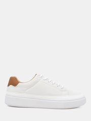 Novo White Nevada  Lace Up Trainers - Image 2 of 6
