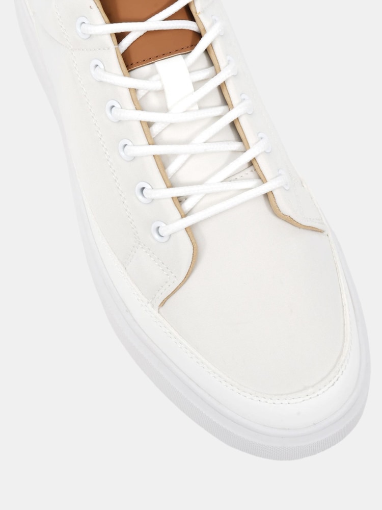 Novo White Nevada  Lace Up Trainers - Image 6 of 6