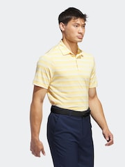 adidas Golf Two Colour Striped Polo Shirt - Image 4 of 7