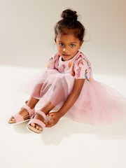Pink Short Sleeve Disney Princess Twofer Dress (3mths-7yrs) - Image 2 of 8