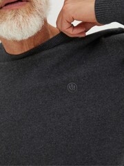 FatFace Braunton Grey Crew Jumper - Image 3 of 4