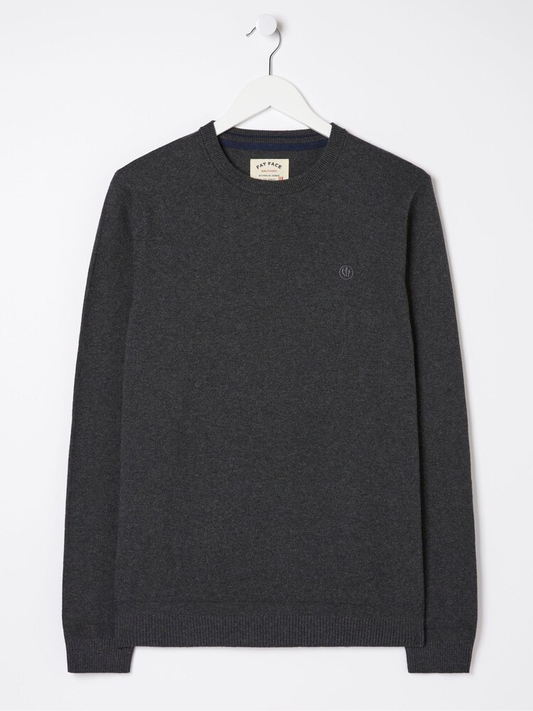 FatFace Braunton Grey Crew Jumper - Image 4 of 4