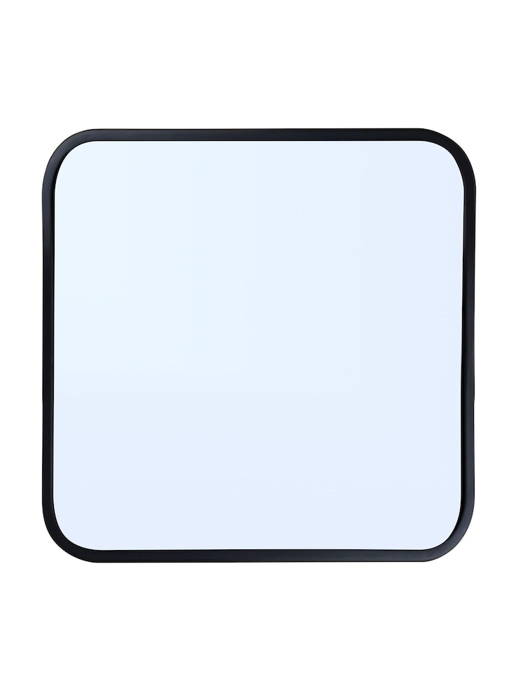 Showerdrape Black Shoreditch Square Metal Framed Bathroom Mirror - Image 2 of 4