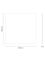 Showerdrape Black Shoreditch Square Metal Framed Bathroom Mirror - Image 4 of 4