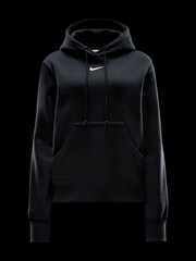 Nike Black Mini Phoenix Fleece Swoosh Pullover Hoodie - Image 6 of 6