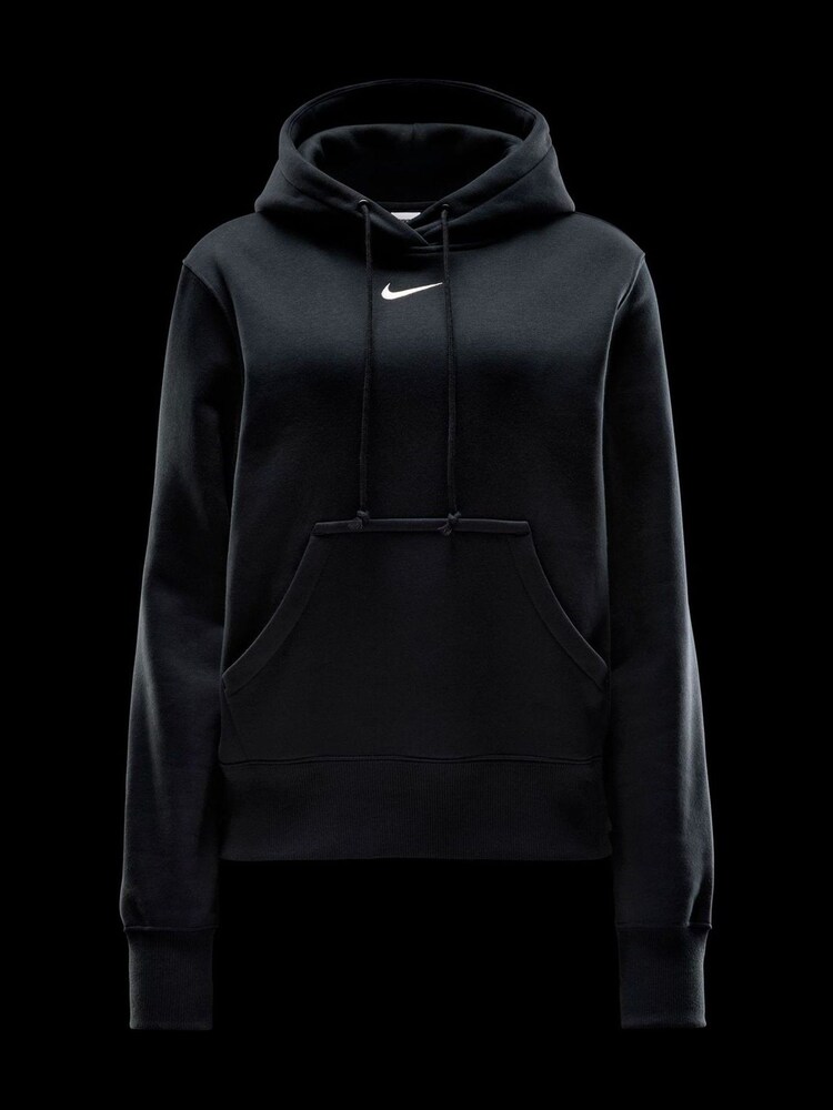 Nike Black Mini Phoenix Fleece Swoosh Pullover Hoodie - Image 6 of 6 Nike Black Mini Phoenix Fleece Swoosh Pullover Hoodie - Image 6 of 6