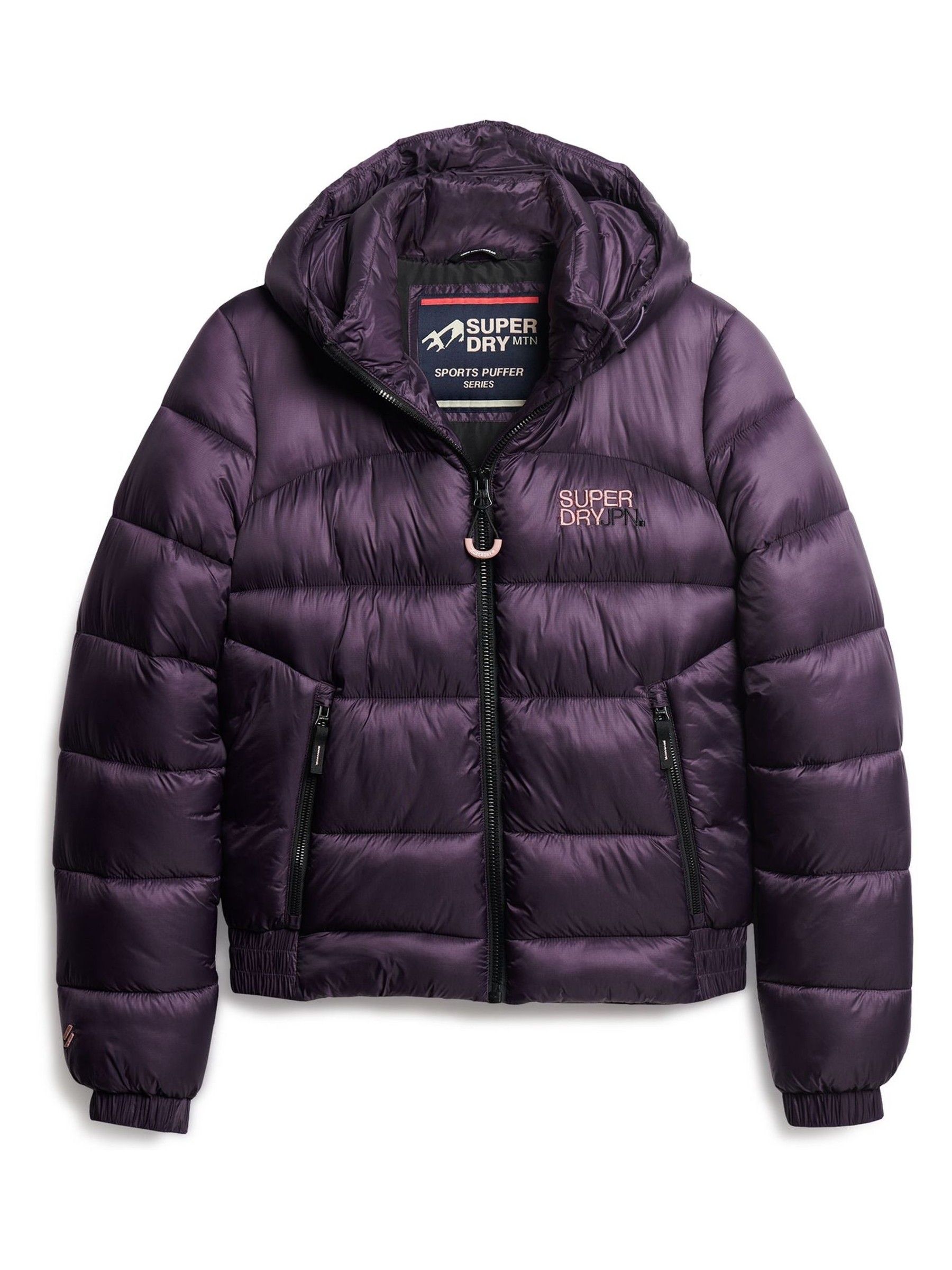 Buy Superdry Purple Sports Puffer Bomber Jacket from Next Oman
