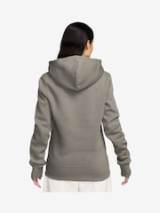 Nike Khaki Green Mini Phoenix Fleece Swoosh Pullover Hoodie - Image 2 of 3