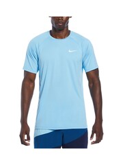 Nike Blue Short Sleeve Hydroguard Sun Safe Rash Vest - Image 1 of 6