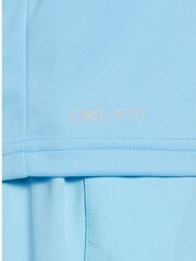 Nike Blue Short Sleeve Hydroguard Sun Safe Rash Vest - Image 6 of 6